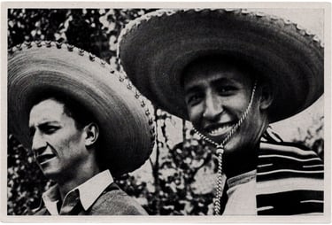 1936 Mexican Olympic Basketball Team card