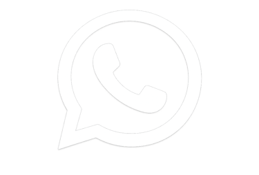 White WhatsApp logo icon with a telephone receiver in a speech bubble on a black background.