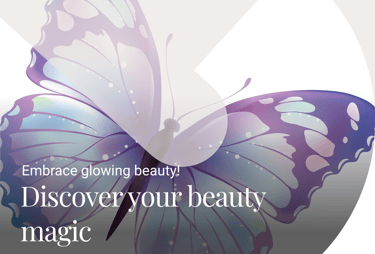 butterfly say  in instagram post discover your magic