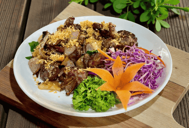 Ngan cháy tỏi - món ngon tại nhà hàng Bếp Dì Toàn