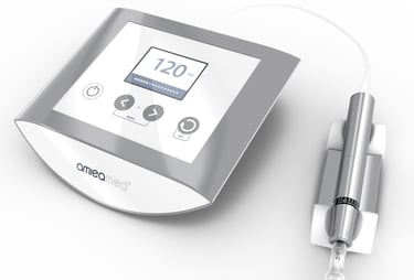 Máy phi kim microneedling điều trị sẹo mụn và hết nếp nhăn, là thiết bị thẩm mỹ công nghệ cao, có ch