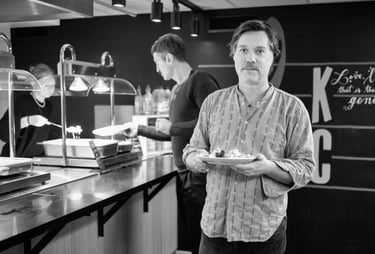 Singer songwriter composer Rufus Wainwright backstage in TivoliVredenbrug Utrecht photo by Peter Tra