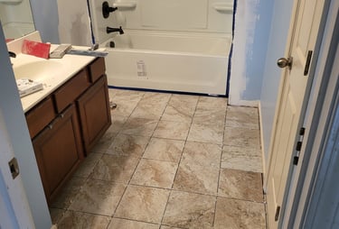 tile work and dry wall bhg design adn build