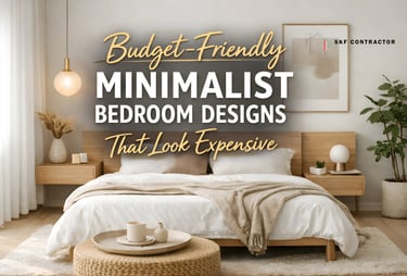 Budget-Friendly Minimalist Bedroom Designs That Look Expensive