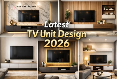 Latest TV Unit Design 2026