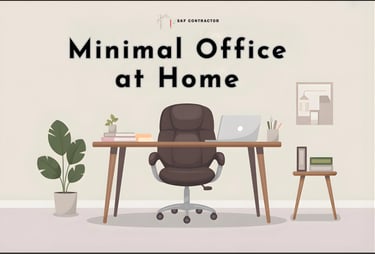 Minimal Office at Home