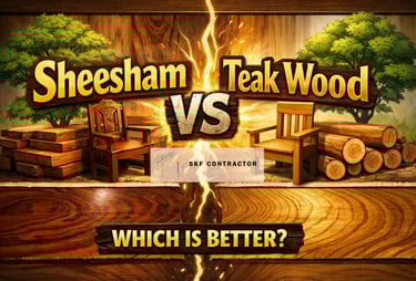 what sheesham wood vs teak wood truly offers