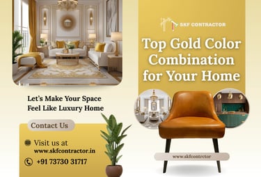 top 10 gold color combinations for your home