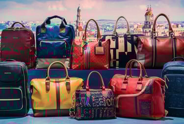 a variety of bags for weekend travel