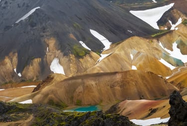 Landscape in Iceland Landmannalaugar