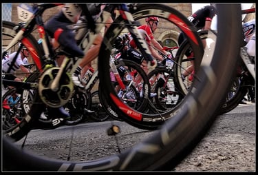 National cycle race through pendle 2010