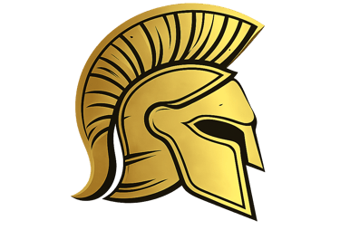 Spartan helmet symbol representing discipline precision and consistent execution