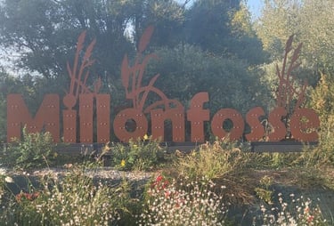 signalétique en acier corten