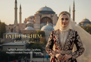 Fatih Berhem Gelinlik, İstanbul Fatih'te hayallerinizdeki gelinliği sunar.