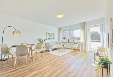 renoviertes Wohnzimmer