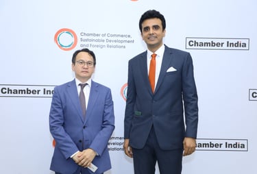 Diplomats at Chamber India Event