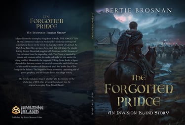 a book cover of the forgotten prince of the forgotten kingdom