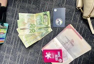 Tarjetta SIM, billetes y tarjeta de transporte Nueva Zelanda