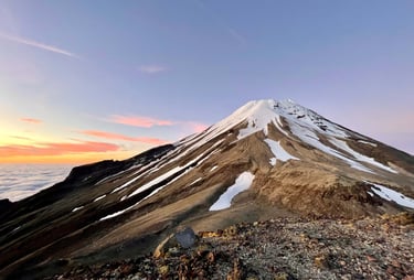 Atardecer en Taranaki
