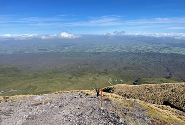 Así es la subida a Fanthams Peak