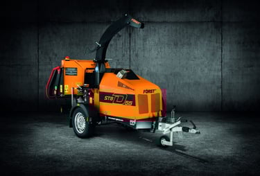 Jaudīgs dīzeļa zaru smalcinātājs FORST ST8D 55 ZS
