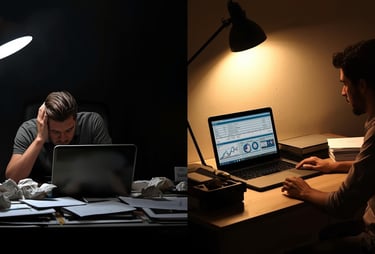 Contrast between improper and proper A/B testing methods