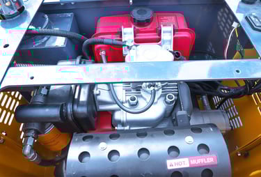 Brand New 1000kg HW-10 Euro V Crawler Excavator engine bay image