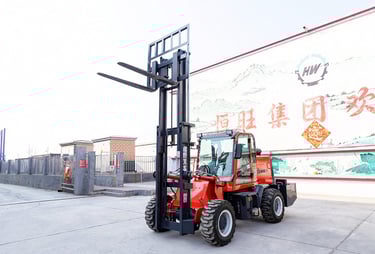 Brand New 36.8kw HWC-35A All Terrain Forklift image