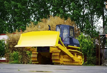 a brand new HW22E Bulldozer is shown in this image