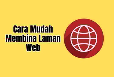 cara bina laman web
