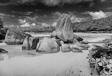 Rocks La Digue Seychelles Seychellen