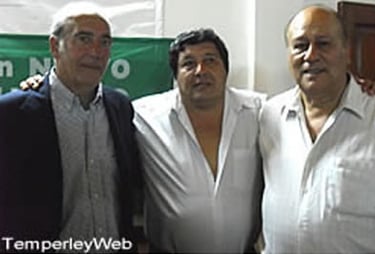 Luis Torres (Temperley), Carlos Veliz (San José) y Ramón Macari (Llavallol)