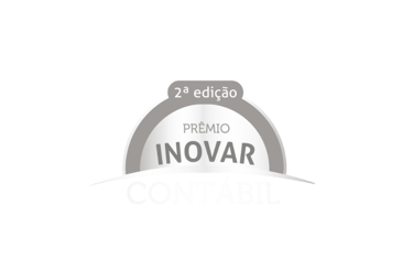 Logotipo do Prêmio Inovar Contábil, reconhecimento recebido pela Caran Contabilidade em 2025.