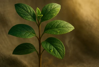 `elemento-natural-bemestar-folha-realista.