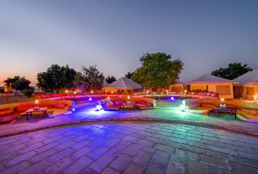 Desert camp in Jaisalmer