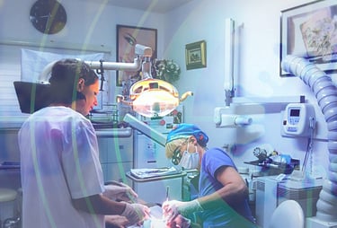 Behandlungssituation beim Zahnarzt