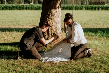 Vancouver wedding photographer BTS
