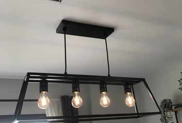 Dining table light fixture
