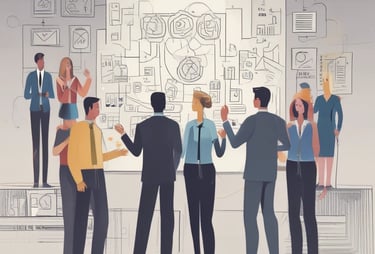 man sitting on black leather bench holding gray laptop computer on top of white wooden table