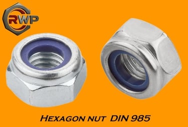 DIN 985 Nylon Insert Hex Lock Nut 