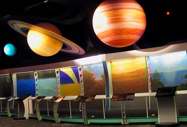Clark Planetarium—"Solar System" Display