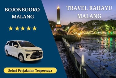 Layanan executive harga murah rute Bojonegoro Malang, via tol | Travel Rahayu Malang