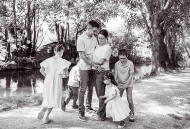 Photographe famille marais de bourges