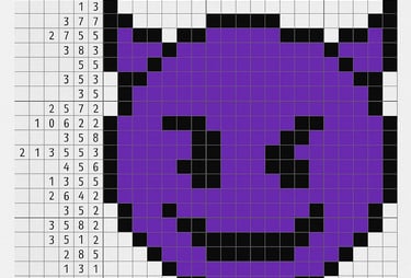 Nanogram Puzzle Devil Emoji 