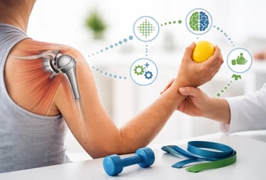 Riabilitazione post protesi di spalla a Terni con recupero neuromuscolare