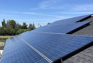 clean solar panels after a DI water rinse