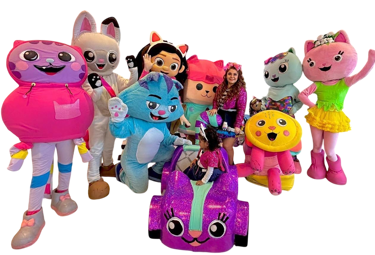 fabricacion de botargas para espectaculos infantiles de gabby doll house