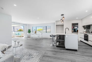 Open plan living - Kohimarama Rd home renovation - Revive Builders Auckland