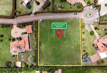lote campestre en chía en conjunto cerrado