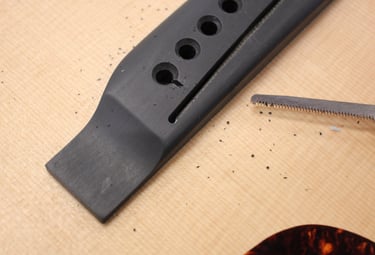 Acoustic Guitar Bridge Repair